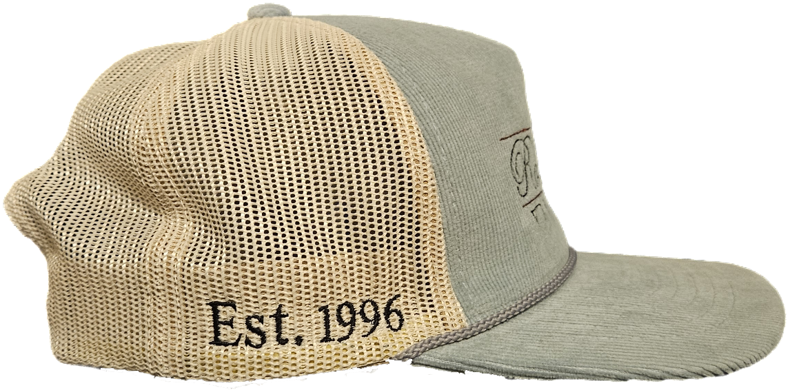 Robert Clay Vineyards Vintage Hat - Richardson 930 Troutdale (Blue Corduroy Hat)